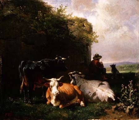 The Cowherd à Johann Friedrich Voltz