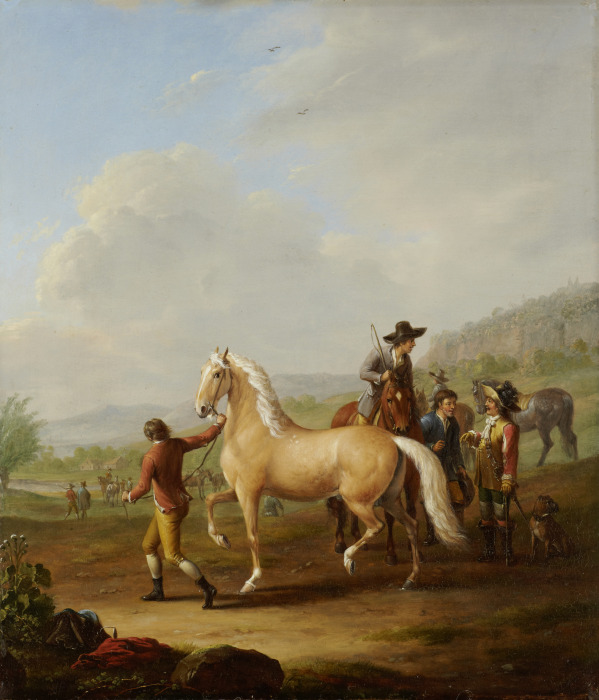 Horse Market à Johann Georg Pforr