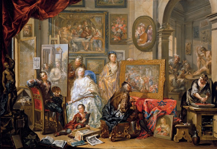 Studio of the painter à Johann Georg Platzer