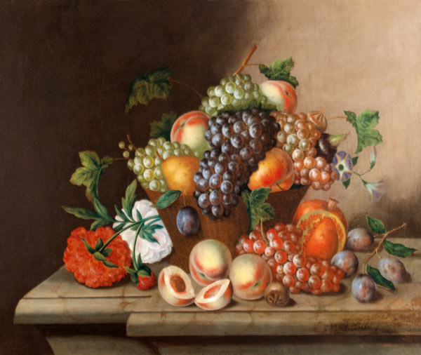 nature morte de fruits à Johann Georg Seitz