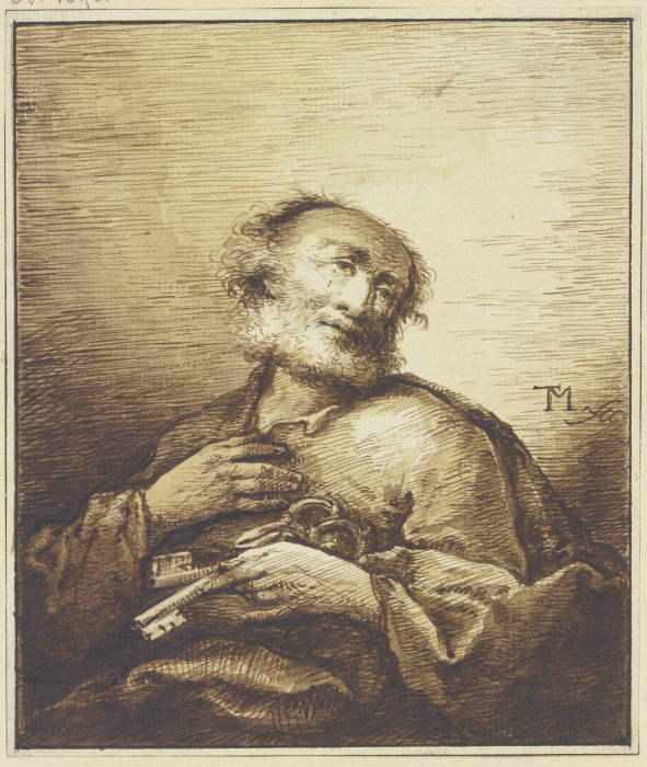 Peter the Apostle à Johann Georg Trautmann