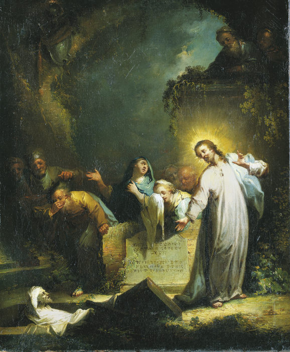 The Raising of Lazarus à Johann Georg Trautmann