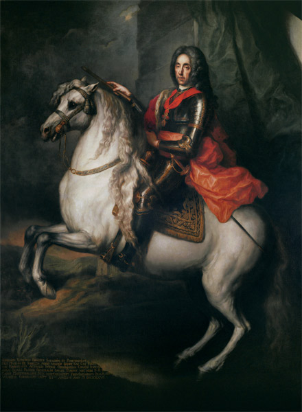 Reiterbild des Prinzen Eugen à Johann Gottfried Auerbach