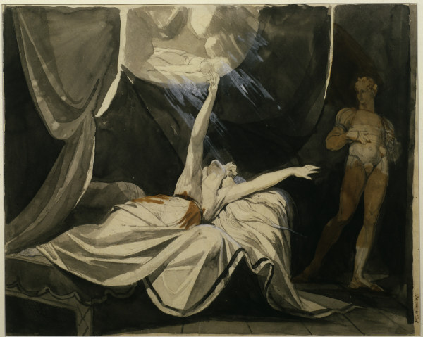 Kriemhild dreams of Siegfried à Johann Heinrich Füssli