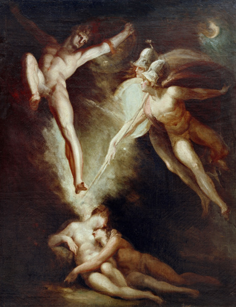 Satan starting... à Johann Heinrich Füssli