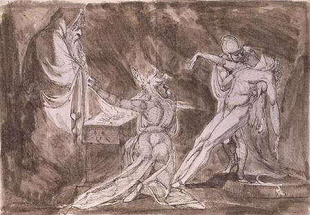 Study for "Saul and the Witch of Endor" à Johann Heinrich Füssli