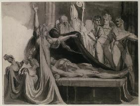 Kriemhild mourns Siegfried