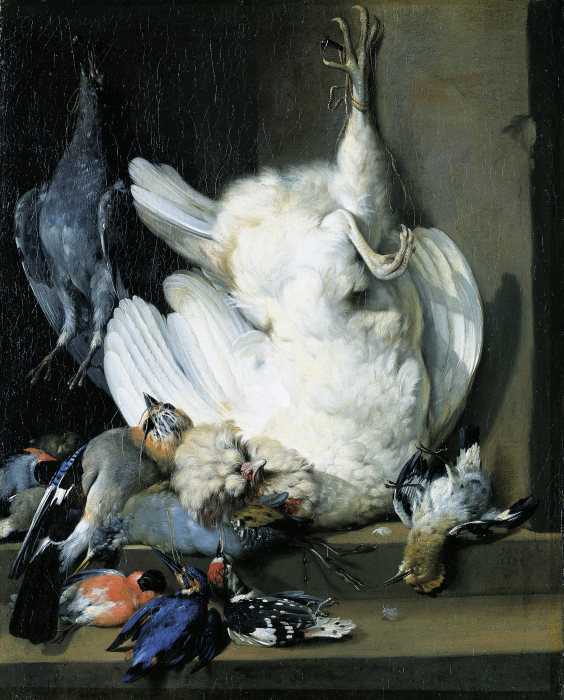 Still Life with Dead Poultry à Johann Heinrich Roos