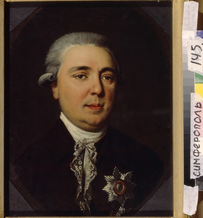 Portrait of Count Alexander Romanovich Vorontsov (1741-1805) à Johann Heinrich Schmidt