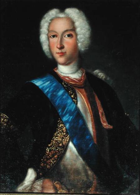 Portrait of Tsar Peter II (1715-1730) à Johann Heinrich Wedekind