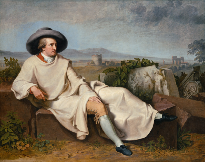 Goethe in the Roman Campagna à Johann Heinrich Wilhelm Tischbein
