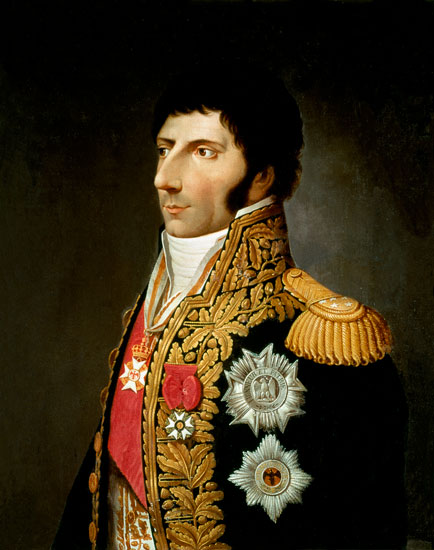 Portrait of Marshal Charles Jean Bernadotte (1763-1844) à Johann Jacob de Lose