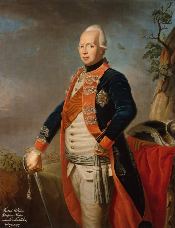 Frederick William II of Prussia, c.1770 à Johann Jacob Tischbein
