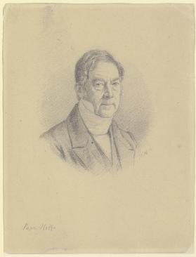 Bildnis Johann Jeremias Hoff, Vater des Künstlers