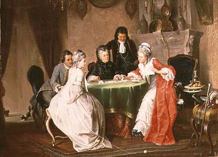 The Card Game à Johann Joseph Geisser