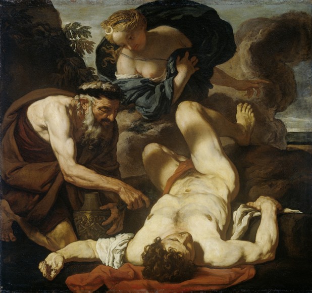 Selene and Endymion (The Death of Orion) à Johann Karl Loth