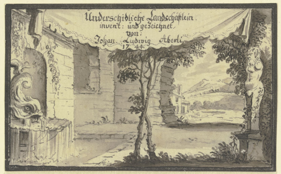 Title page à Johann Ludwig Aberli