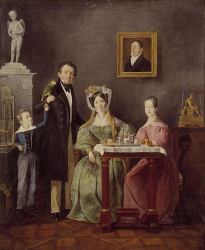 Familienbild à Johann Michael Neder