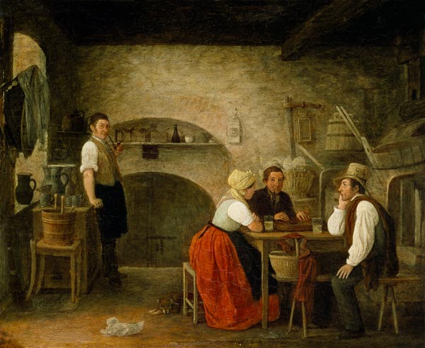 Dans la cave de vin à Johann Michael Neder