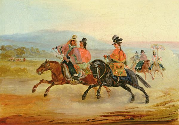 Chilean Riders à Johann Moritz Rugendas