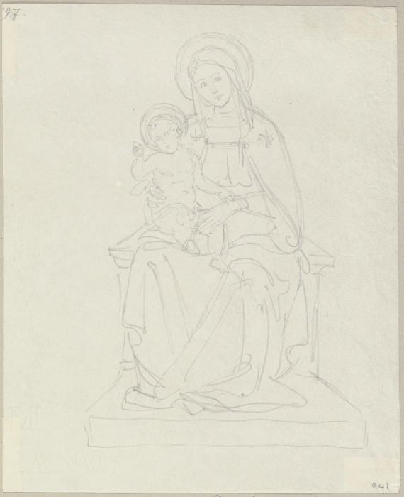 Mary with child à Johann Ramboux