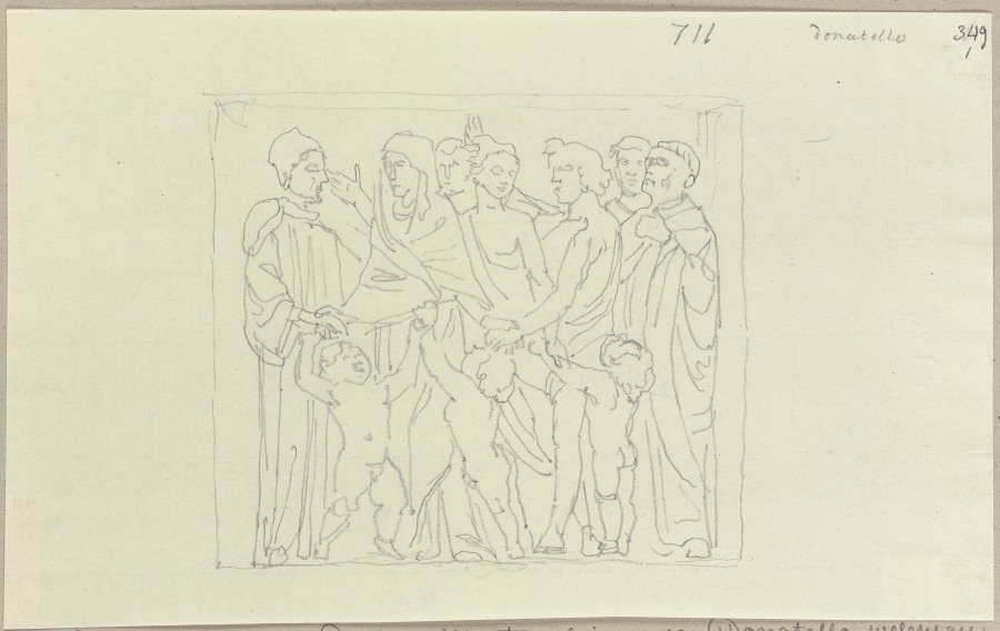 Relief, eingemauert im Dom zu Montepulciano à Johann Ramboux