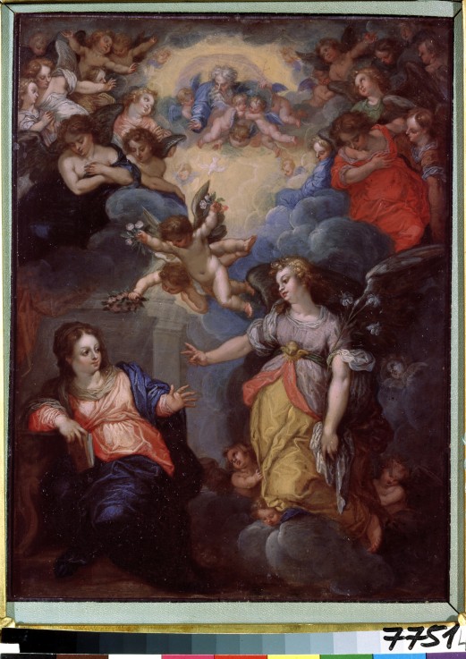 The Annunciation à Johann Rottenhammer