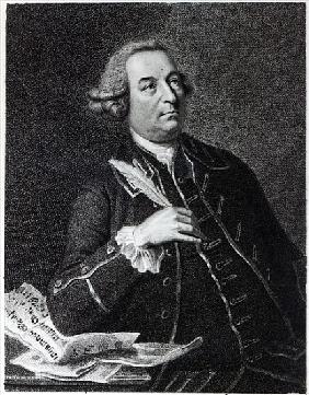 Portrait of John Christopher Smith (1712-95), musician and amanuensis of Handel