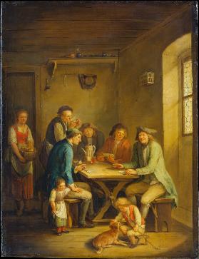 Peasants Playing Cards