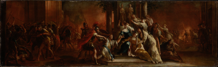 The Death of Priam à Johann Andreas Herrlein