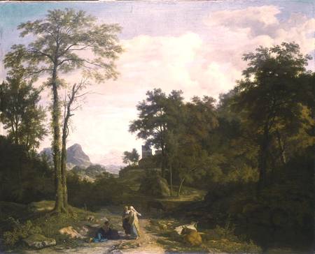 Arcadian Landscape à Johannes Glauber
