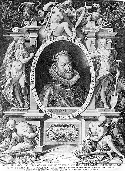 Portrait of Rudolph II (1576-1612) à Johannes Hausser von Ach