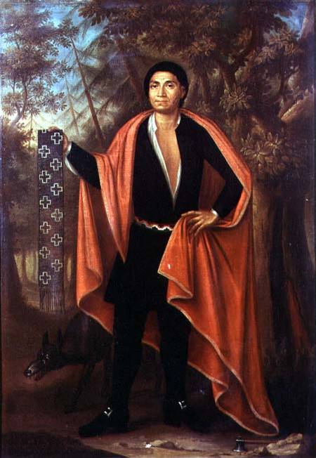 Tac Yec Neen Ho Gar Ton (Red Indian), Emperor of the Six Nations à Johannes or Jan Verelst