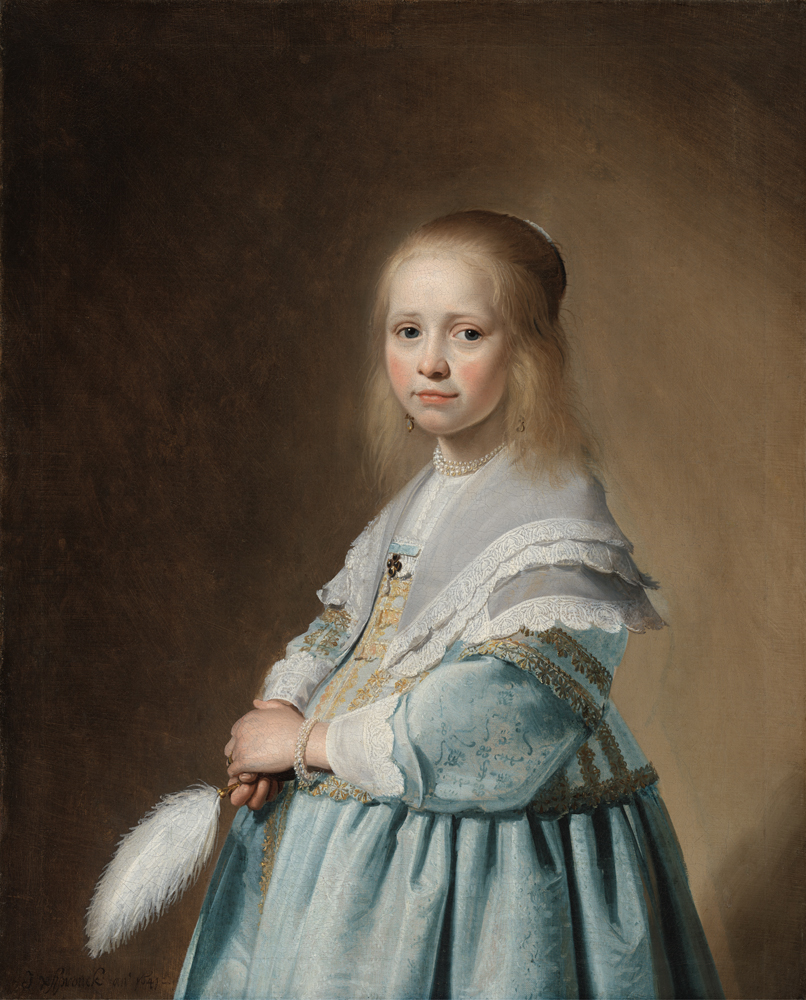 Mädchen in Blau à Johannes Verspronck