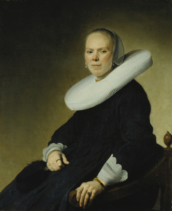 Portrait of a Woman in an Armchair à Johannes Verspronck