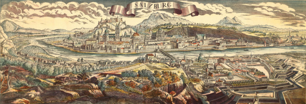 View of Salzburg à Johann Friedrich Probst