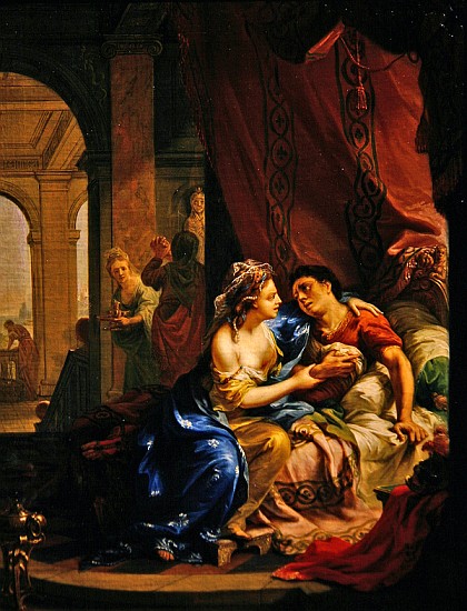 Anthony and Cleopatra à Johann Heinrich Tischbein