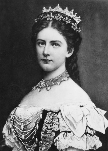 Elisabeth, Kaiserin (Franz Joseph I.)von Österreich und Königin von Ungarn à Johann Leonhard Raab
