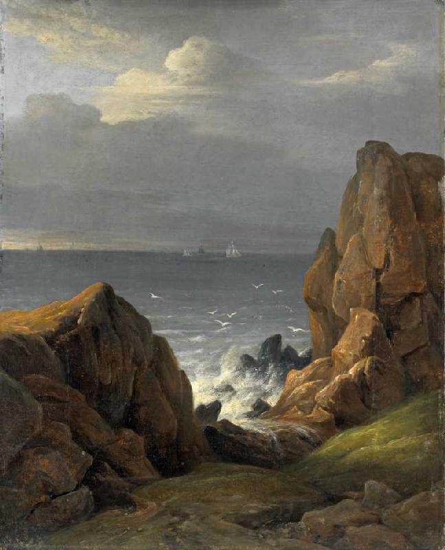 Küste bei Kullen à Johann Ludwig Gebhard Lund