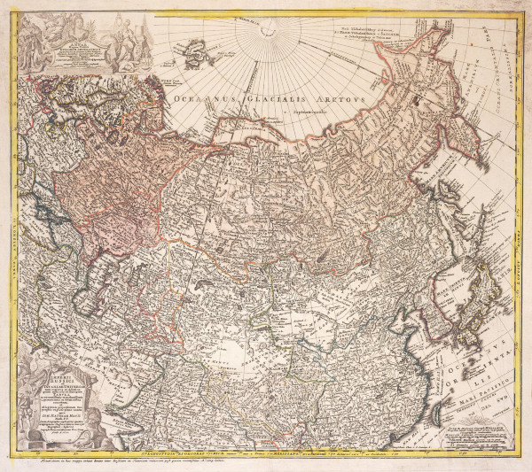 Map of Russia à Johann Matthias Has