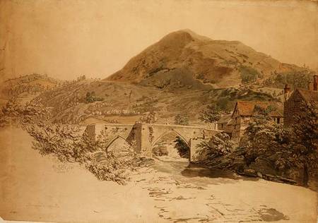 Bridge at Llangollen à John Alexander Gresse