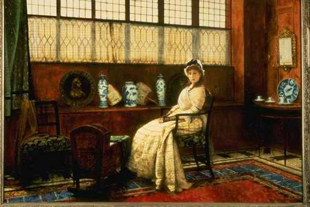 The Cradle Song à John Atkinson Grimshaw