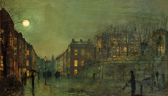 View of Hampstead à John Atkinson Grimshaw