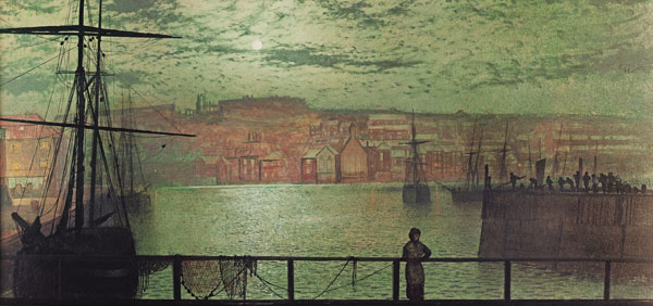 Whitby from Station Quay à John Atkinson Grimshaw