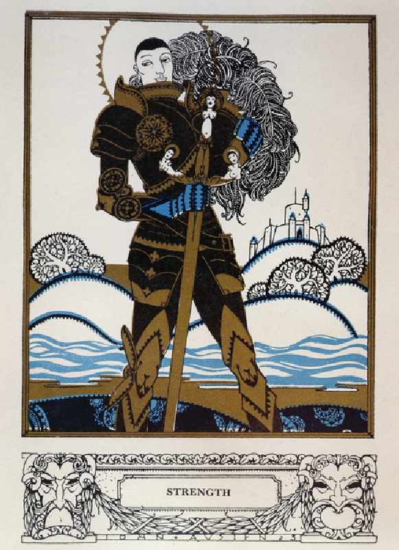 Strength from Everyman, published by Chapman & Hall, 1925 (colour litho) à John Austen