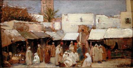Market Place, Tangiers à John-Bagnold Burgess