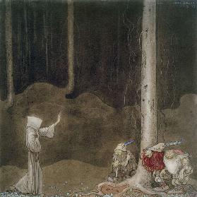 Brother St. Martin and the Three Trolls, 1913 (w/c on paper)