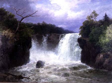 The Falls of the Hespte, South Wales à John Brandon Smith