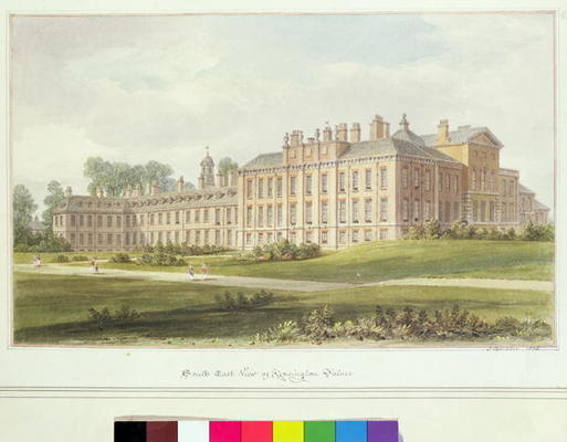 South East View of Kensington Palace, 1826 (w/c on paper) à John Buckler