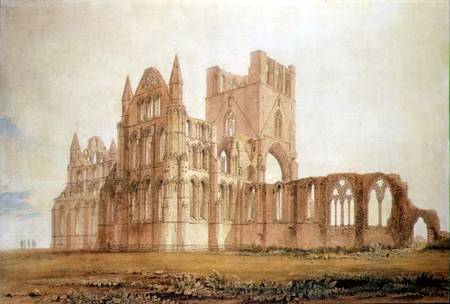 View of Whitby Abbey à John Buckler